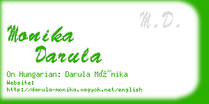 monika darula business card